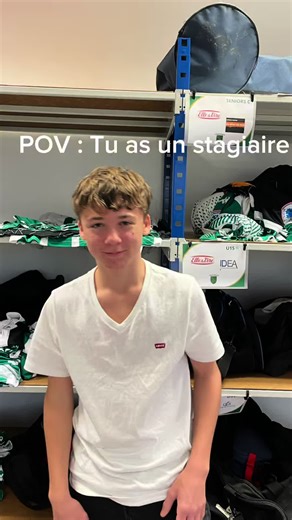 Cette semaine, un stagiaire a découvert la vie du club. De l’ambiance, du partage… et promis, il a bien aimé 🫶😄 Merci Leny d’avoir joué le jeu 🤣 #club #team #stagiaire #goodtimes #humour