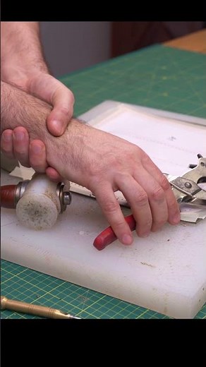 Use the right tools to punch your stitching holes