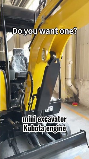 The mini excavator has large arm side swing, crawler extension and guidance functions。 #excavator