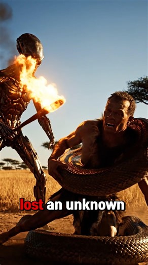 Alien Saves Early Human from Giant Snake | Prehistoric Survival Scene #prehistoriclife ##earlyhumans