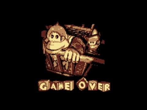 Donkey Kong Land 3 GB Game Over Screen