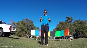 What happens when a dart skips 8 pallets before hitting the bullseye