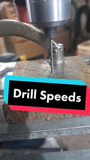 When in doubt use a drill speed chart. #dw0rtorial #tools