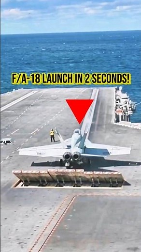 F/A-18 Super Hornet Catapult Launch: 0-165 mph in 2 Seconds! (Insane Military Tech) #f18superhornet