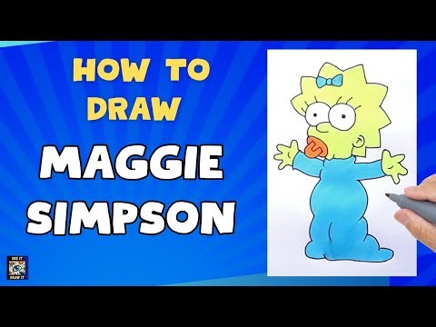 How to Draw Maggie Simpson Easily