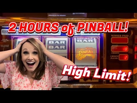 ALL HIGH LIMIT Pinball Slots! 2 Hours of our BEST HITS!