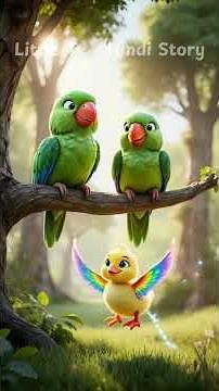 Timmy Duck Ki Rainbow Journey | Cute Animals & Birds Story for Kids 🦆🐿️🐦