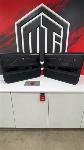 MTI Acoustics on Instagram: "Check out these C10 door panels for a Gen 2 67-72 Chevy c10. These are direct bolt on replacements that require no medications, remove the old, drill and mount. These were wrapped in Moore and Giles leather with red accent stitching. Order yours today at https://www.mtiacoustics.net/all-enclosures.html#!/MTI-Automotive-1967-1972-C10-Door-Panels/p/419147258 #mtiacoustics #mobiletoysinc #mtiautomotivedesigns #msfabarmy #caraudiofab #c10 #c10trucks #c10interior #c10truc