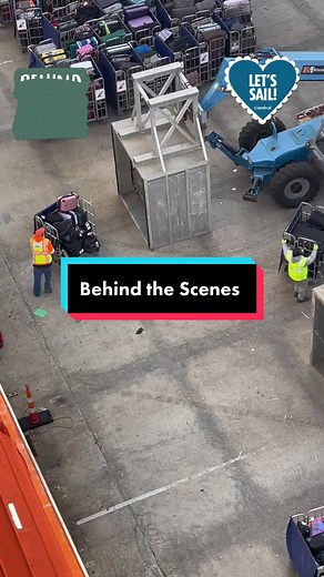 Just a littke behind the scenes of cruising Most people don’t realize how awesome the cruise workers really are They drop off their luggage and board yhe ship and these amazing workers get their luggage to their staterooms in no time #behindthescenes #carnivalcruises @carnival #carterelitetravel #travelcarter #luggage #cruiseworkers #cruiseport #awesomeservice