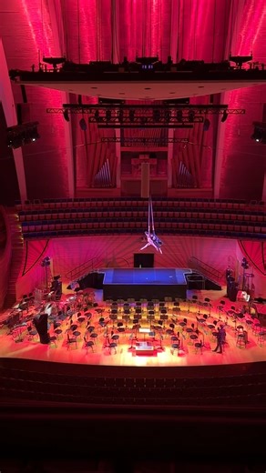 Rehearsals are underway for this weekend's Pops Concert, CIrque Carmen, and the fantastic performers of Troupe Vertigo are already flying high inside the beautiful Kauffman Center for the Performing Arts! Get your tickets for this one-of-a-kind event at kcsymphony.org/cirque and stay tuned for more exciting updates from rehearsal coming soon... | The Kansas City Symphony