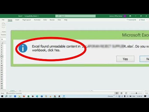 Cara Mengatasi Microsoft Excel Found Unreadable Content