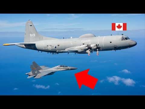 Chinese Fighter Jet Flies TOO Close to Canadian Plane - BIG MISTAKE