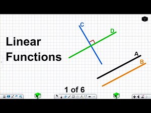 Linear Functions Grade 12 Straight Lines Graphs Grade 12 [Part 1 of 6]