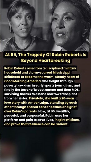 At 65, The Tragedy Of Robin Roberts Is Beyond Heartbreaking #shorts