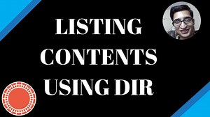 Command Prompt Tutorial for Beginners (2019) (Part-1 Listing Contents of Directory using dir Command