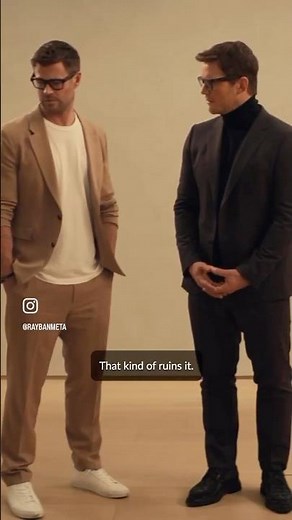 Chris Pratt and Chris Hemsworth | RayBan Meta Ad