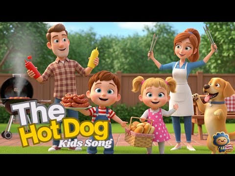 The Hot Dog Song! 🌭 Learn Food Vocab | Fun BBQ Song for Kids & Toddlers | Nursery Rhymes