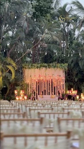 Elegant Wedding Reception Decoration | Stunning Stage Decor by Serene Events #eventplanner