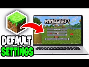 How To Reset Minecraft Settings To Default! - Minecraft Java
