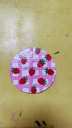 ☕Easy and pretty DIY coaster. Very easy to make try this.🩷