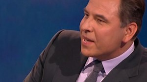 This interview with Rossdale on The Nightly Show was awkward