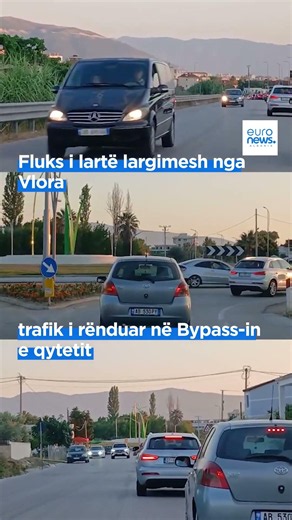 Fluks i lartë largimesh nga Vlora, trafik i rënduar në Bypass-in e qytetit