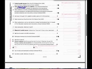 Sarah Walker M1 Tax Form Video