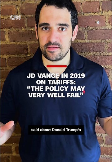 As Vice President, JD Vance is championing Trump’s tariffs. But CNN’s K-File found that Vance previously blamed automation for lost manufacturing jobs and opposed “protectionist” policies. #CNN #News #KFile