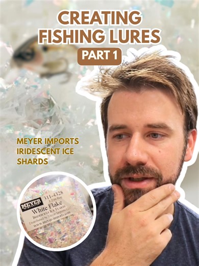 🎣 Creating custom fishing lures with next-level sparkle | meyer imports ice shards (part 1) Part 1 is all about the build. Marling Baits shows how meyer imports iridescent ice shards add unmatched shine, depth, and realism to custom fishing lures. This material reflects light from every angle—perfect for eye-catching, fish-attracting designs. 👉 Watch part 2 to see the final lure reveal and finished action! ➡️ shop iridescent ice shards at glitteredcrafts.com #marlingbaits #fishinglures #custom