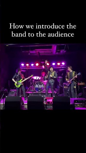 How to Introduce the Band to the Audience