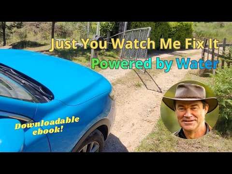 DIY Automatic Gate Powered by Water - Here's how