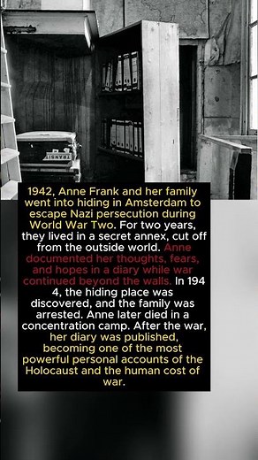 Anne Frank: A Voice Hidden in Silence (1942–44)