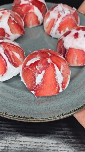 Fresh Strawberry Dessert or Ice Cream