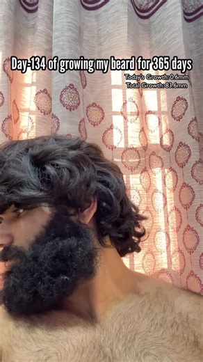 ᴀɴꜱʜ ᴅᴏɢʀᴀ | Beard Growth Day-134/365 Today's Growth: 0.6mm Total Beard Growth: 83.6mm Follow along my journey of growing my beard for a whole year 231... | Instagram