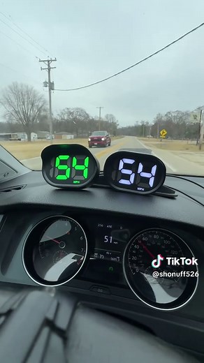 Comparing White and Green Speedometers for Your Car