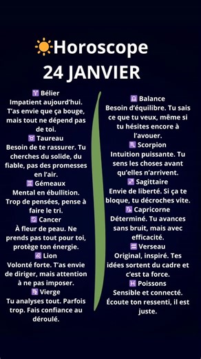 Isabelle Andrea on Instagram: "24 janvier horoscope du jour Signe #horoscope #astrologie #taureau #zodiaque"