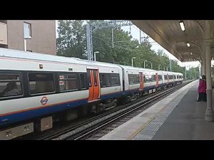 Class 378 arriving and departing Acton Central and from Ac switching to dc(3rd rail)378 to Richmond.