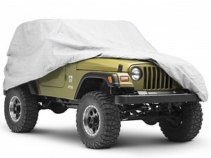 Rugged Ridge Jeep Wrangler Full Car Cover 13321.72 (76-06 Jeep CJ7, Wrangler YJ & TJ)