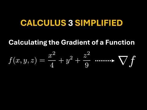 Calculating the gradient of a function
