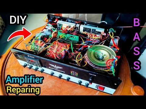 Diy 1500 watt amplifier repairing at home #amplifier #repairing #athome