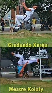 7 combined capoeira moves by Mestre Koioty, Graduado Xaréu #capoeira #acrobatics #floreio