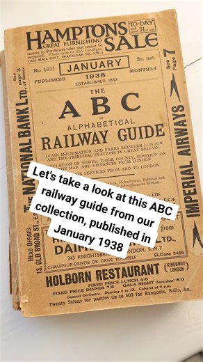 Let's take a look at this ABC railway guide together! #railwaystiktok #railways #railwaystudiescollection #abc #trains