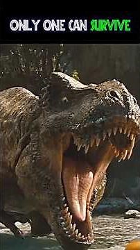 T-Rex🐊vs D-Rex🦖 Jurassic World Rebirth Movie🌱 #jurassicworld #dinosaurs #dinosaurshorts