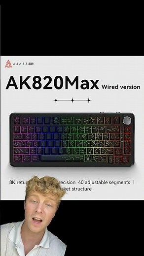 This $35 Pro Gaming Keyboard Is Insane! 💥 AK820 MAX Review