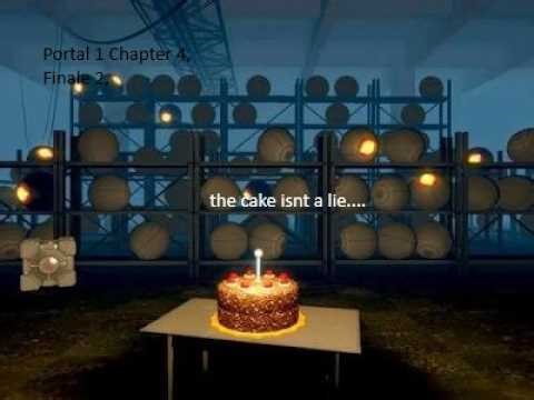 Portal 1 Chapter 4, Finale 2 | The Cake isn't a lie...