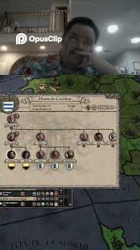 CK2 Early Game Power Play: Marrying King of León’s Family for Alliance! #TheWriteOffWarrior #shorts