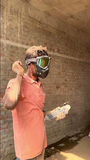 ￼ Wall cutting safety face mask 🦾 How to avoid dust while cutting? Face mask for dust #youtube