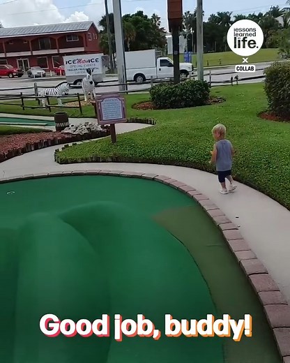 211K views · 1.3K reactions | Toddler is a golfing prodigy ⛳️ | Lessons Learned In Life | Facebook