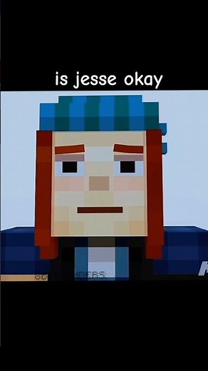 Jesse tweaking 🥀 #mcsm #3danimation #animationmeme #minecraftstorymode #mineimator #art