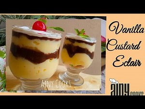 Vanilla Custard Eclair Dessert _ AinyCooks